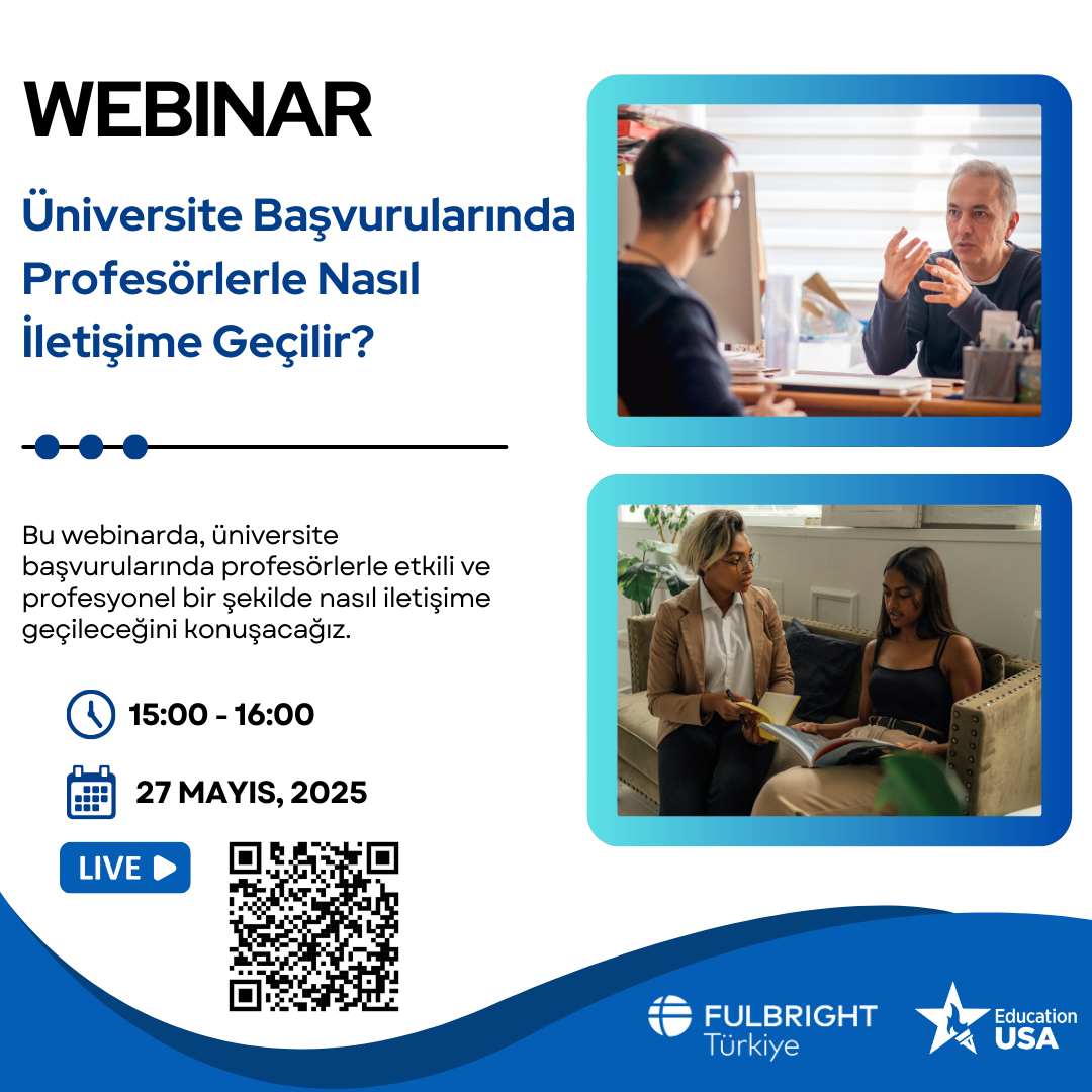 Webinar: Üniversite Başvurularında Profesörlerle Nasıl İletişime Geçilir?